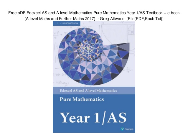Advanced level mathematics books pdf 2017